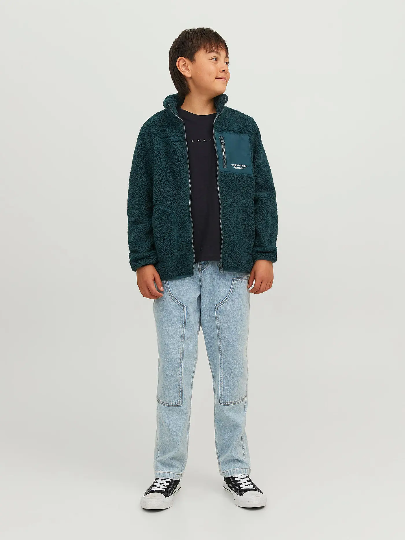 JACK & JONES | Jungen T-Shirt JJESTAR JJ | schwarz